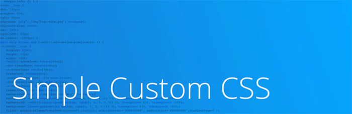 Simple Custom CSS: テーマを編集せずにCSSをカスタマイズできるWordPressプラグイン