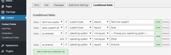 Conditional Fields For Cf7 フォームを条件分岐できるwordpressプラグイン ねたわん