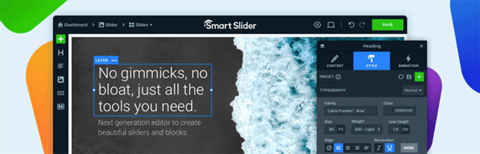 Smart Slider 3: 高機能で使いやすいスライダーWordPressプラグイン
