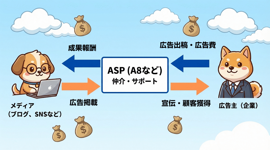 アフィリエイトの仕組み