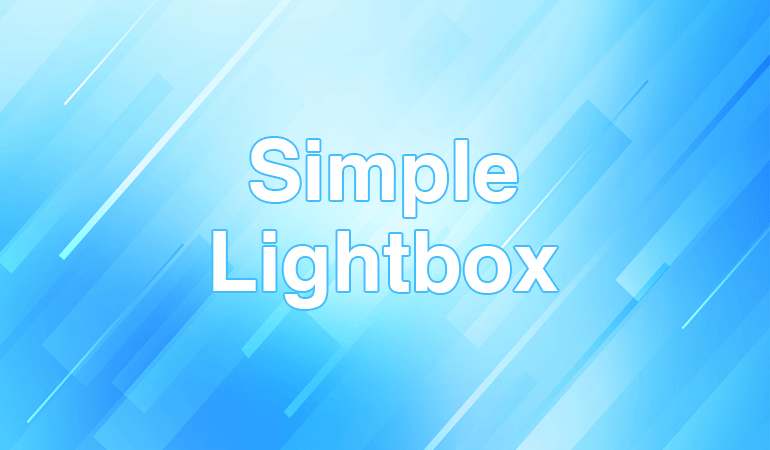 Simple Lightbox
