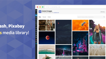 Instant Images: 無料の画像素材サイトと連携できるWordPressプラグイン