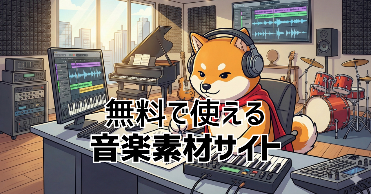 無料で使える音楽素材サイト12選【BGM・効果音をダウンロード】