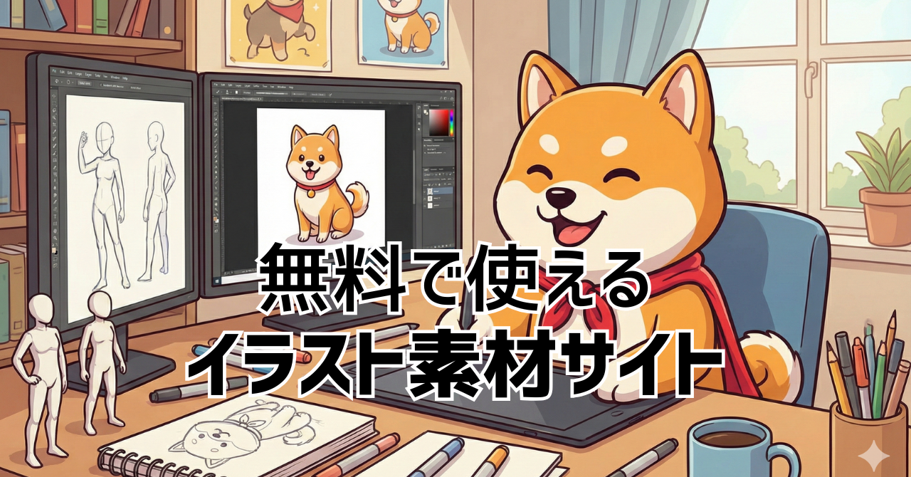 無料で使える日本のイラスト素材サイト5選【商用利用OK】
