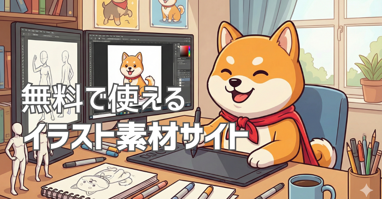 無料で使える日本のイラスト素材サイト5選【商用利用OK】