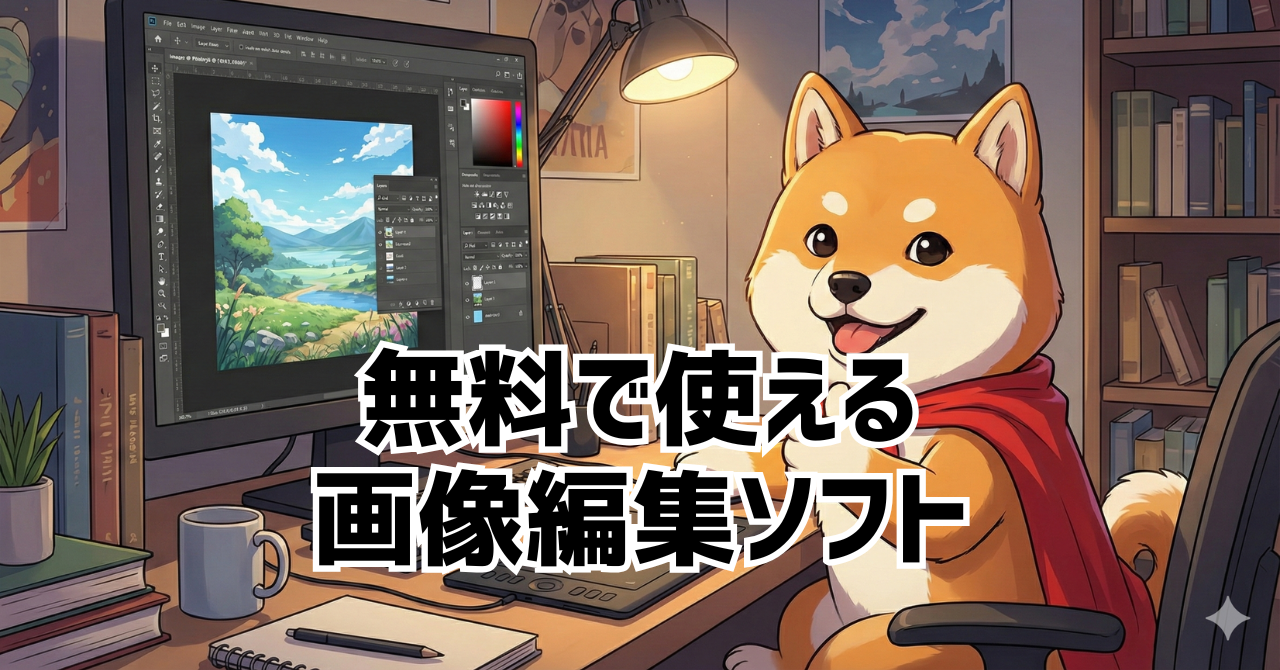 無料で使える画像編集ソフト8選【Photoshopから乗り換え・代用】