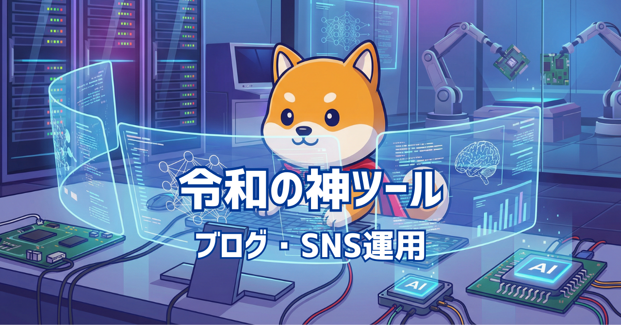 ブログ＆SNSでの創作活動を加速させる5つの神ツールを活用しよう！